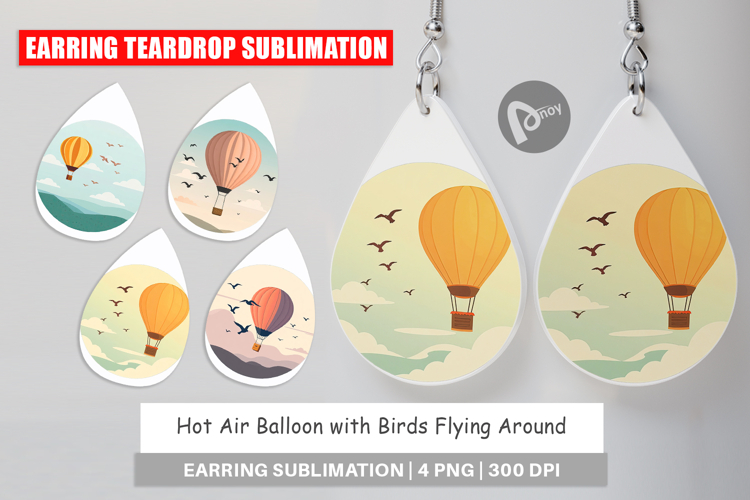 Hot Air Balloon Clipart Image 8