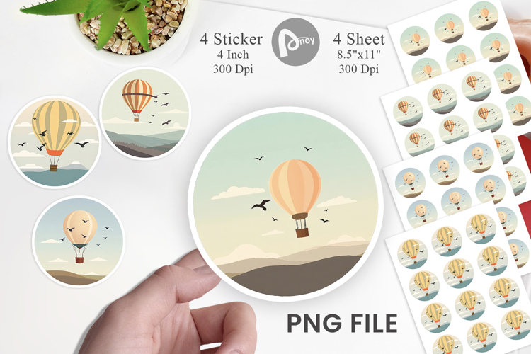Hot Air Balloon Png Image 9