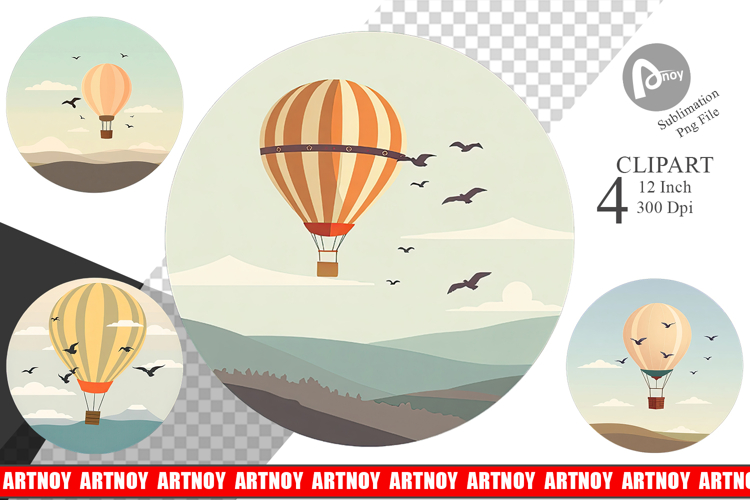 Hot Air Balloon Png Image 7