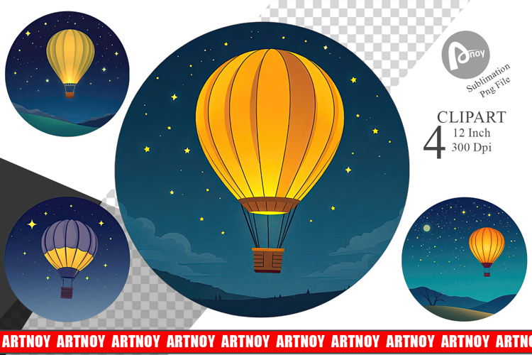 Hot Air Balloon Png Image 23