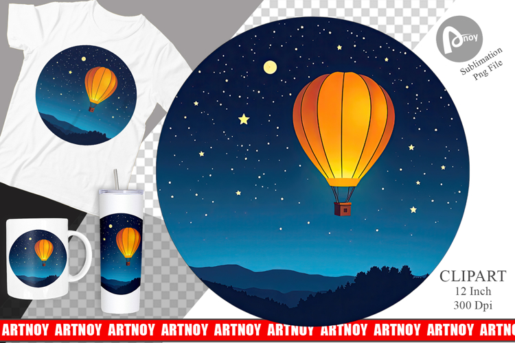 Hot Air Balloon Png Image 10