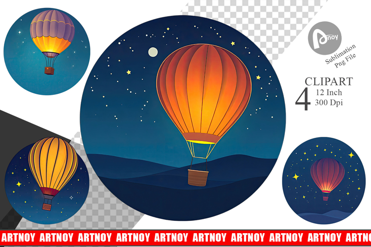 Hot Air Balloon Png Image 10