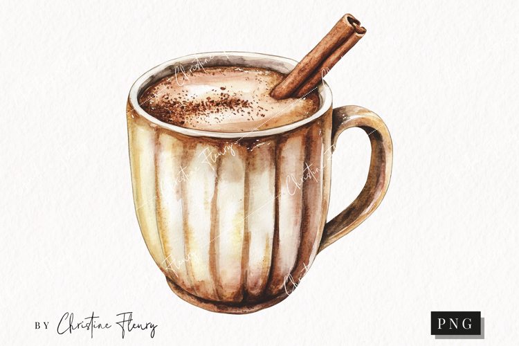 Cozy Fall Hot Cocoa PNG