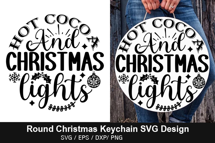 Round Keychain Svg Image 19