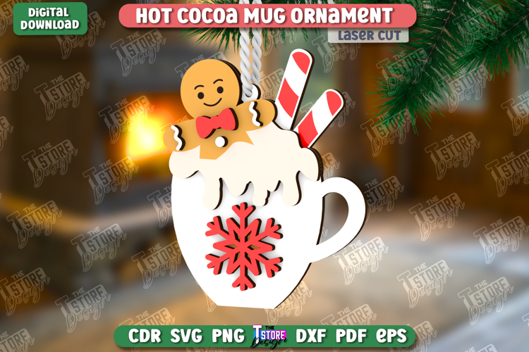 Hot Cocoa Mug Svg