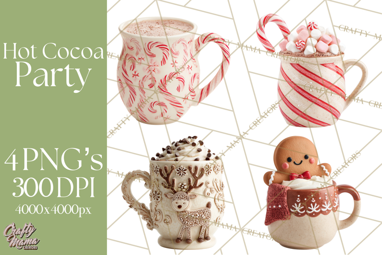 Hot Chocolate Mug Clipart Image 12