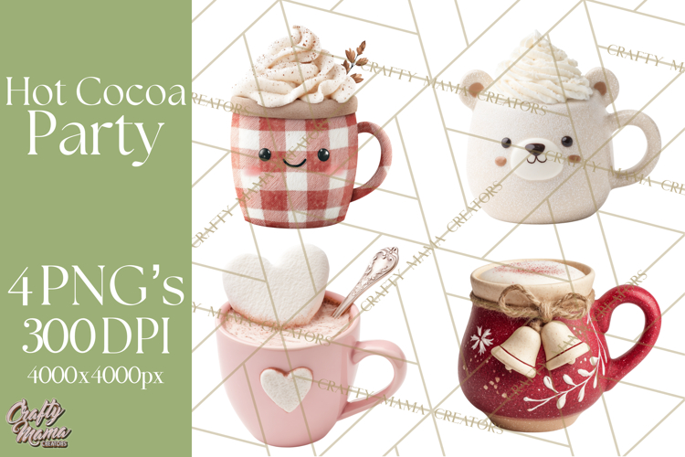 Hot Chocolate Mug Clipart Image 23