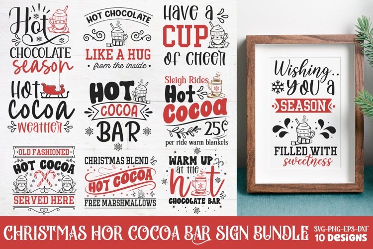 Hot Cocoa SVG Bundle, Hot Cocoa Bundle SVG, Hot Cocoa SVG