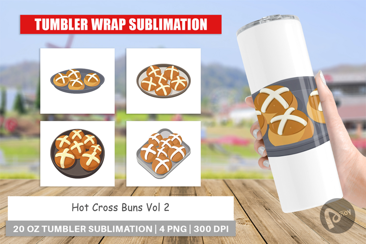 Tumbler Hot Cross Buns