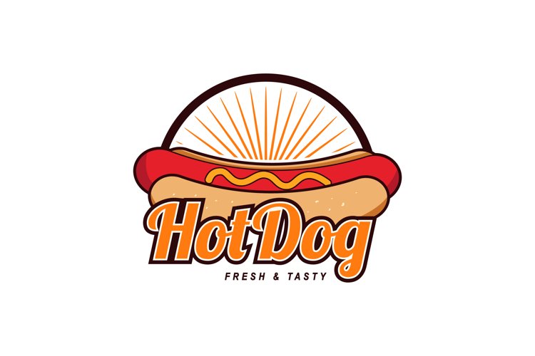 Hot Dog Food Logo Design 2506069 