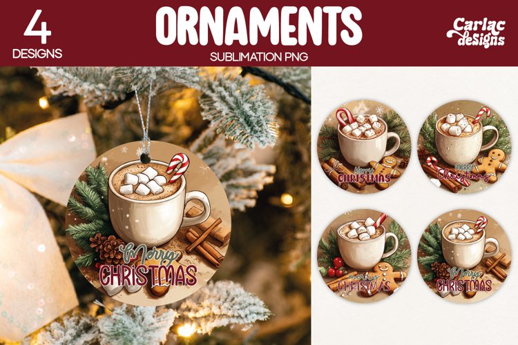 hot drinks ornament sublimation