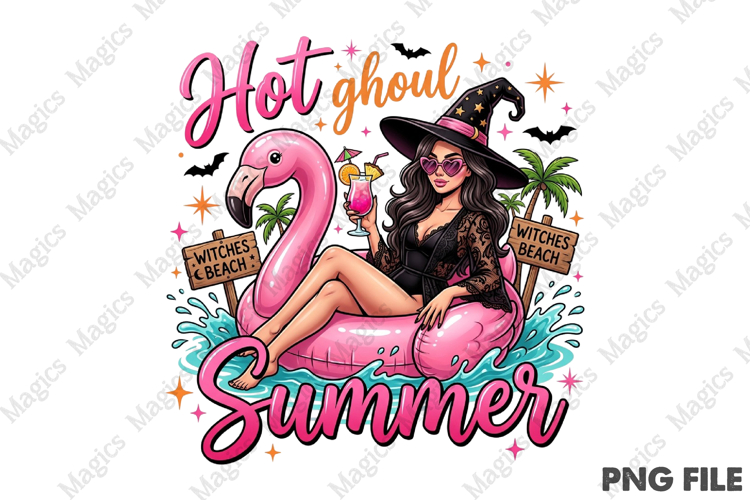 Hot Ghoul Summer Witch PNG