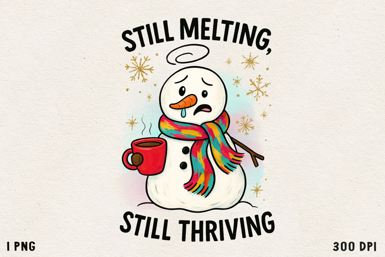 Festive Christmas Sublimation PNG | Funny Holiday Clipart