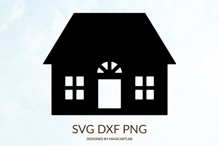 House SVG|Scandinavian House Cut File