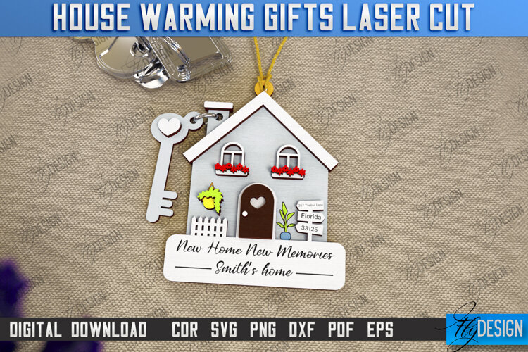 Personalized Housewarming Gift Laser Cut | Realtor's Gift example image 1