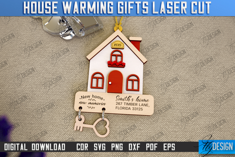 Personalized Housewarming Gift Laser Cut | Realtor's Gift