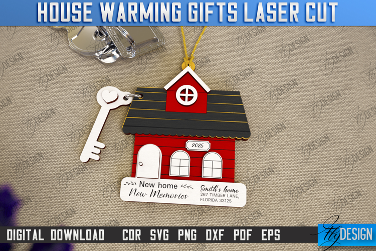 Personalized Housewarming Gift Laser Cut | Realtor's Gift