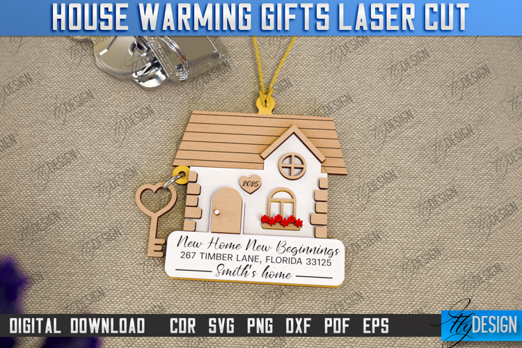 Personalized Housewarming Gift Laser Cut | Realtor's Gift