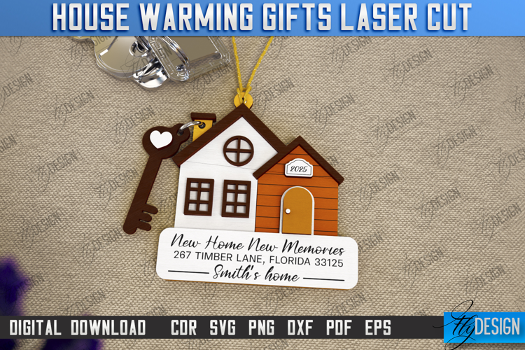 Personalized Housewarming Gift Laser Cut | Realtor's Gift