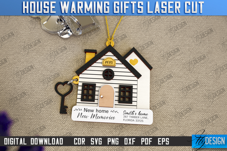 Personalized Housewarming Gift Laser Cut | Realtor's Gift