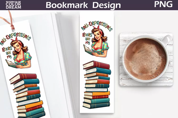 Funny Housewife Books Bookmark | Book Lover Bookmark