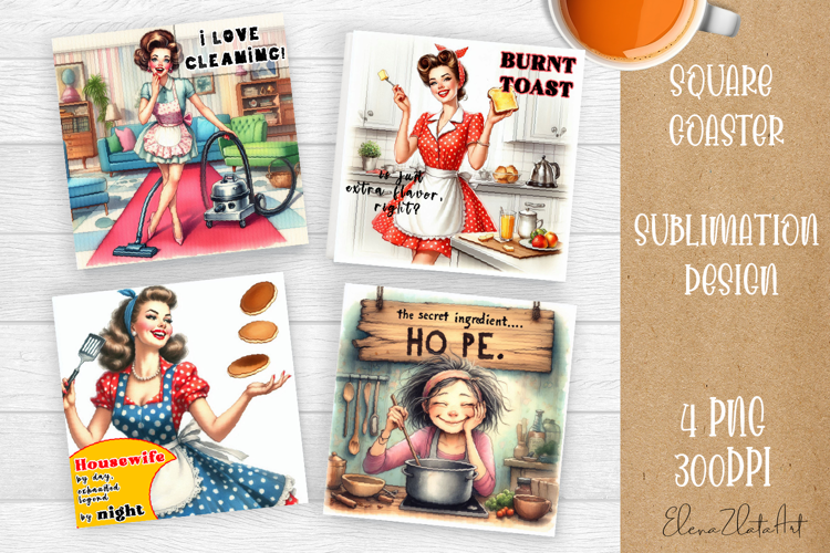 Pin Up Girl Coaster - Sarcastic Quote Coaster