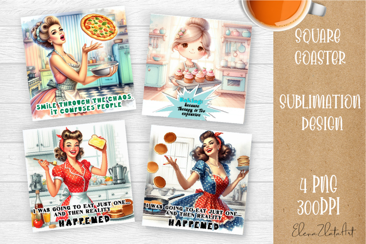 Pin Up Girl Coaster - Sarcastic Quote Coaster