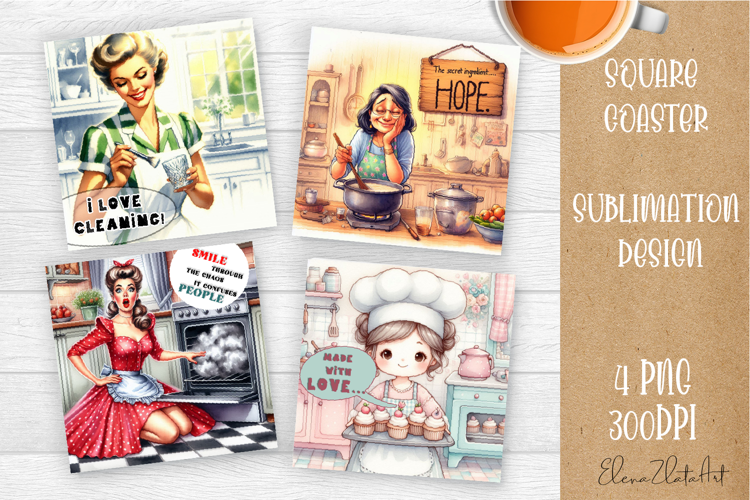 Pin Up Girl Coaster - Sarcastic Quote Coaster