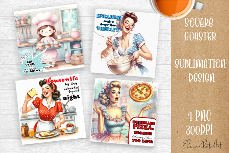 Pin Up Girl Coaster - Sarcastic Quote Coaster