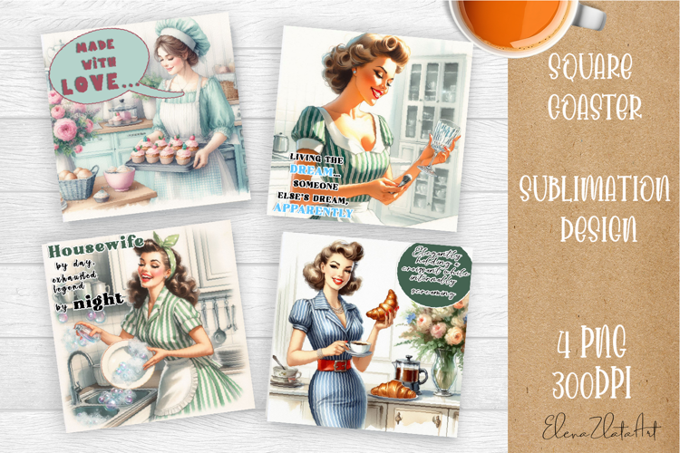 Pin Up Girl Coaster - Sarcastic Quote Coaster