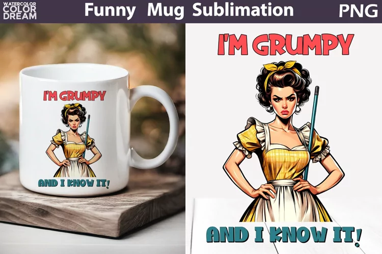 Retro Housewife Mug | Housewife Sarcastic Quotes Mug