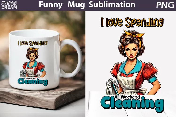Retro Housewife Mug | Housewife Sarcastic Quotes Mug