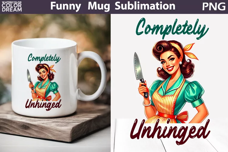 Retro Housewife Mug | Housewife Sarcastic Quotes Mug