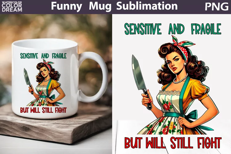 Retro Housewife Mug | Housewife Sarcastic Quotes Mug