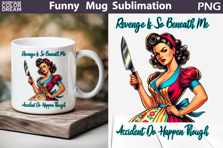 Retro Housewife Mug | Housewife Sarcastic Quotes Mug