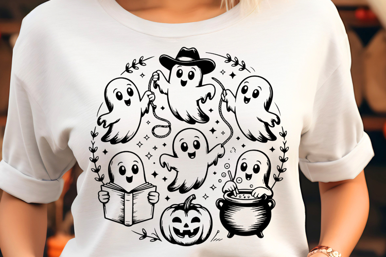 Howdy Ghosts SVG