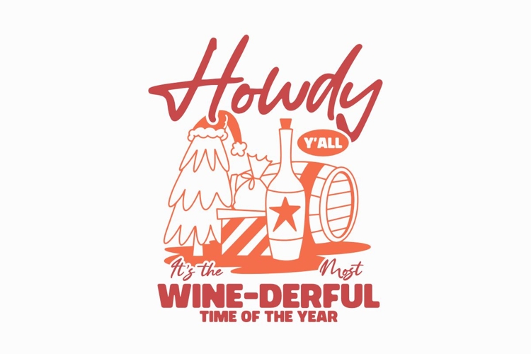 Howdy Yall Christmas Funny T-shirt Style