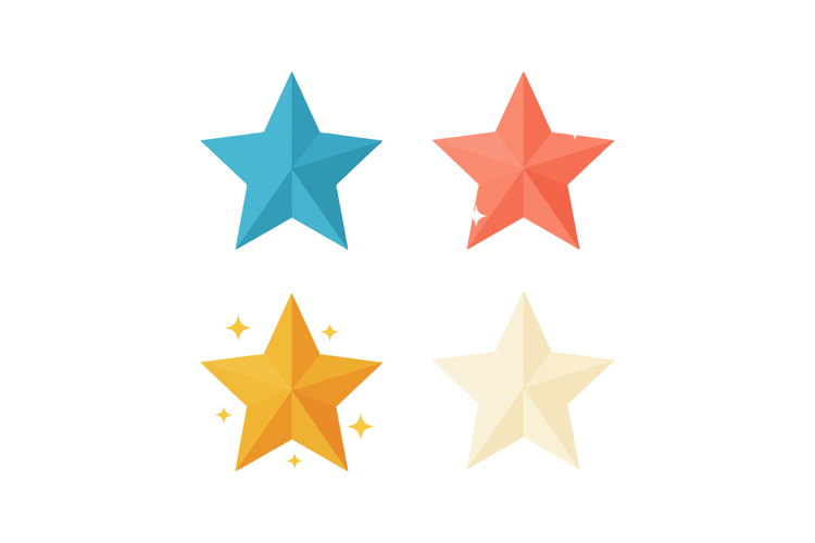 Red Star Clipart Image 14