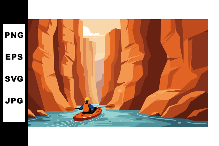 Kayak Clipart Image 10