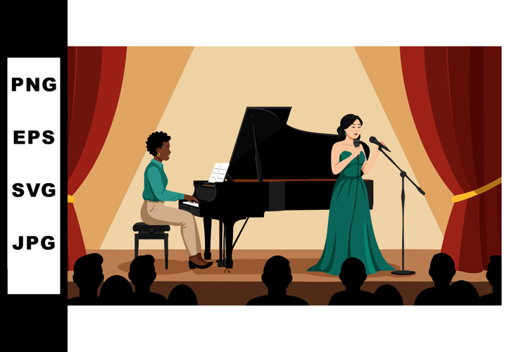 Singer Clipart Image 8