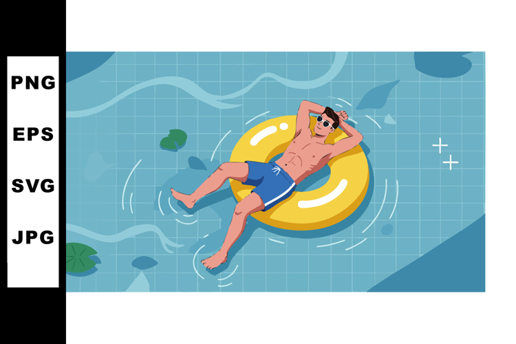 Swimmer Clipart Image 8
