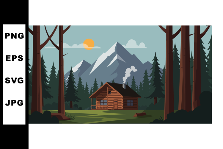 Cabin Clipart Image 5