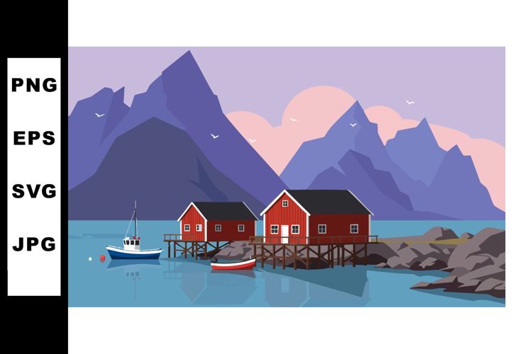 Mountains Clipart Image 19
