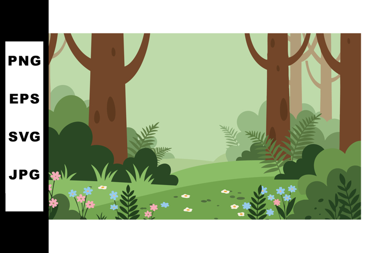 Bush With Flowers Clipart Image 7