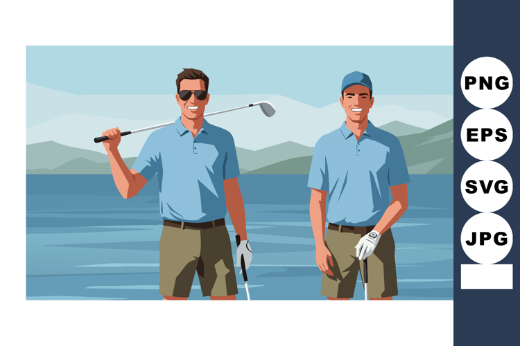 Golfer Clipart Image 13