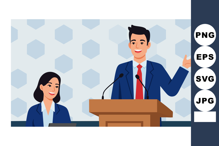 Podium Clipart Image 6