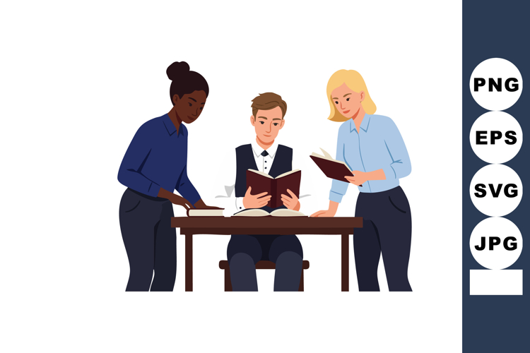 Group Of People Clipart Image 19