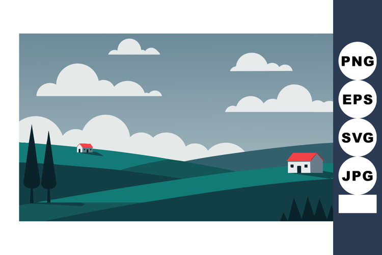 Hills Clipart Image 4