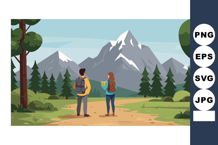 Hiking Clipart Image 4