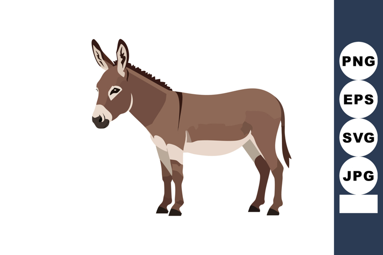 Donkey Clipart Image 8